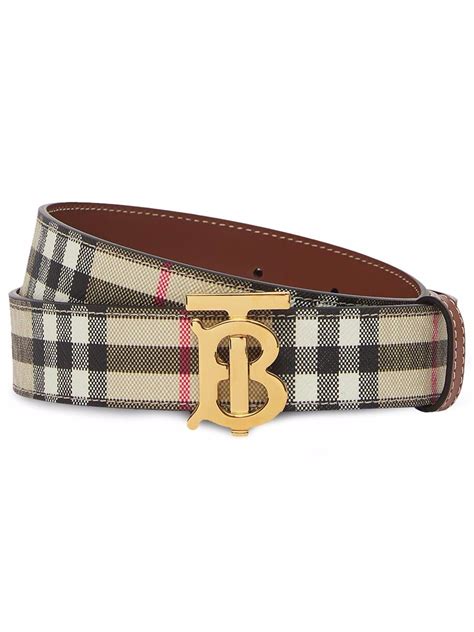 burberry women's reversible belt|Burberry reversible check belt.